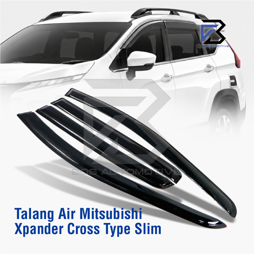 Talang Air Pintu Mobil Mitsubishi Xpander Cross 2019 â€“ 2024 Model Slim 4 Pintu - foto-produk-4