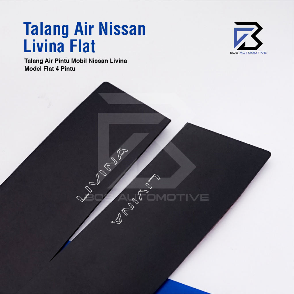 Talang Air Pintu Mobil Nissan Grand Livina 2007 - 2018 Model Flat Rata 4 Pintu - foto-produk-1