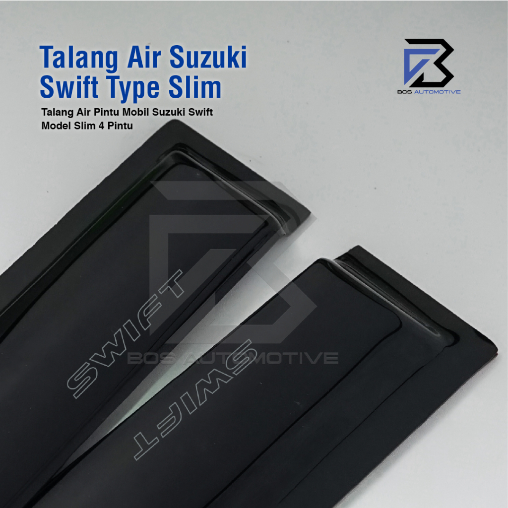 Talang Air Pintu Mobil Suzuki Swift 2006 â€“ 2012 Model Slim 4 Pintu - foto-produk-1