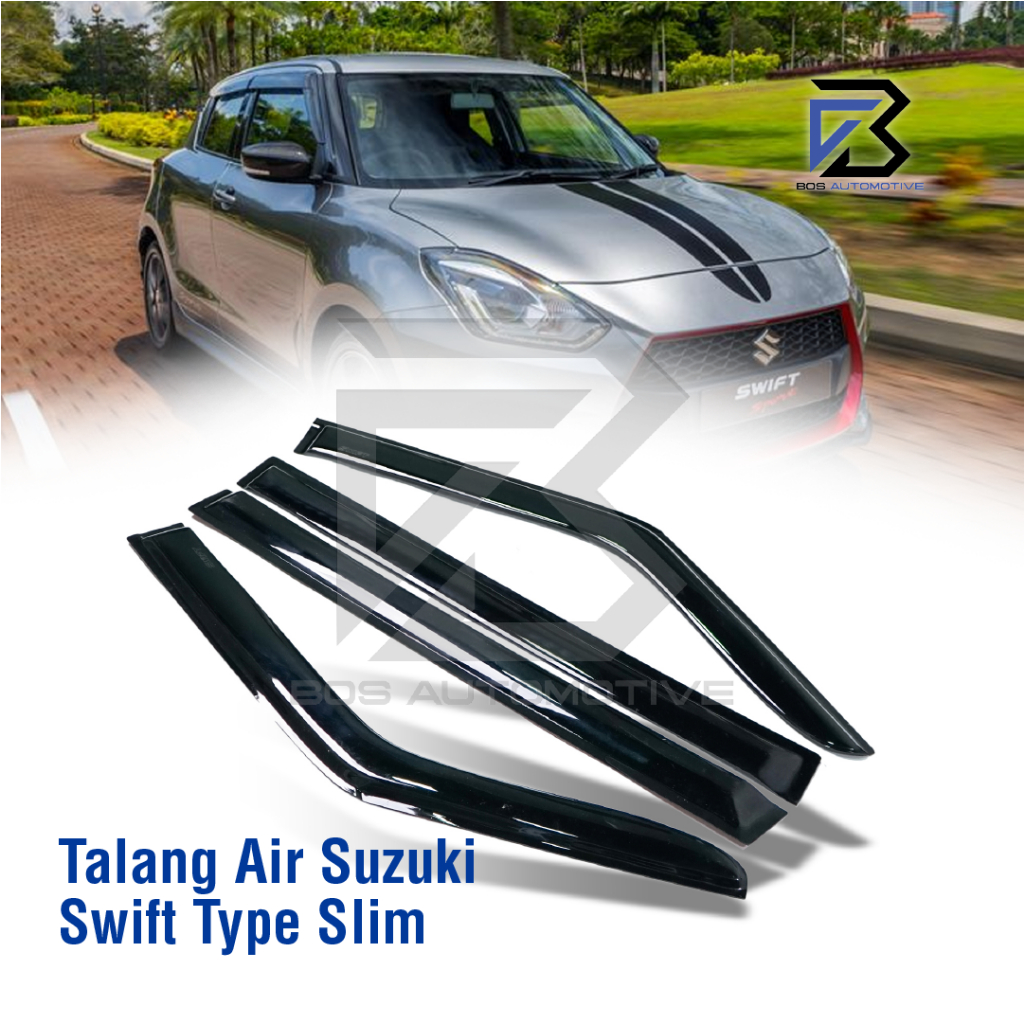 Talang Air Pintu Mobil Suzuki Swift 2006 â€“ 2012 Model Slim 4 Pintu - foto-produk-4