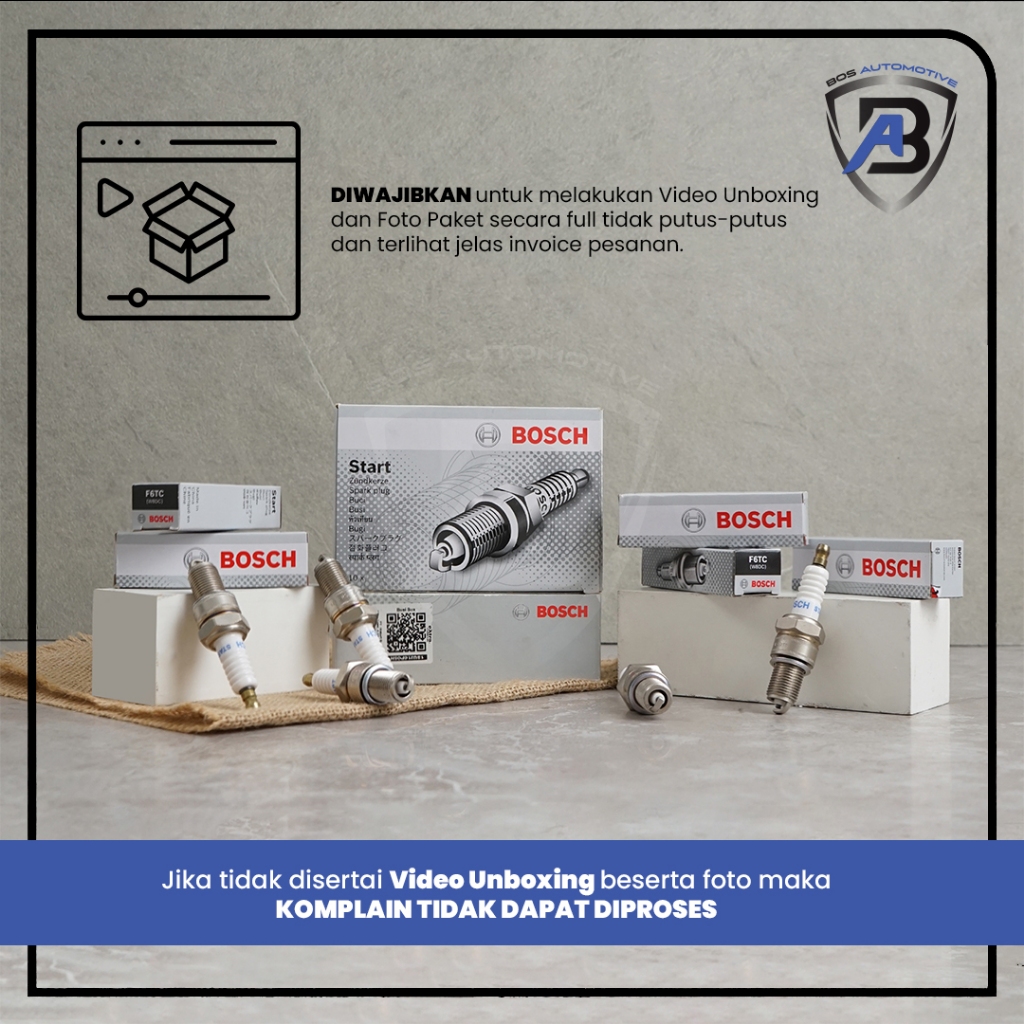 Busi BOSCH Mobil KIJANG FUTURA CARRY T120SS KARIMUN W8DC Spark Plug Original - foto-produk-3