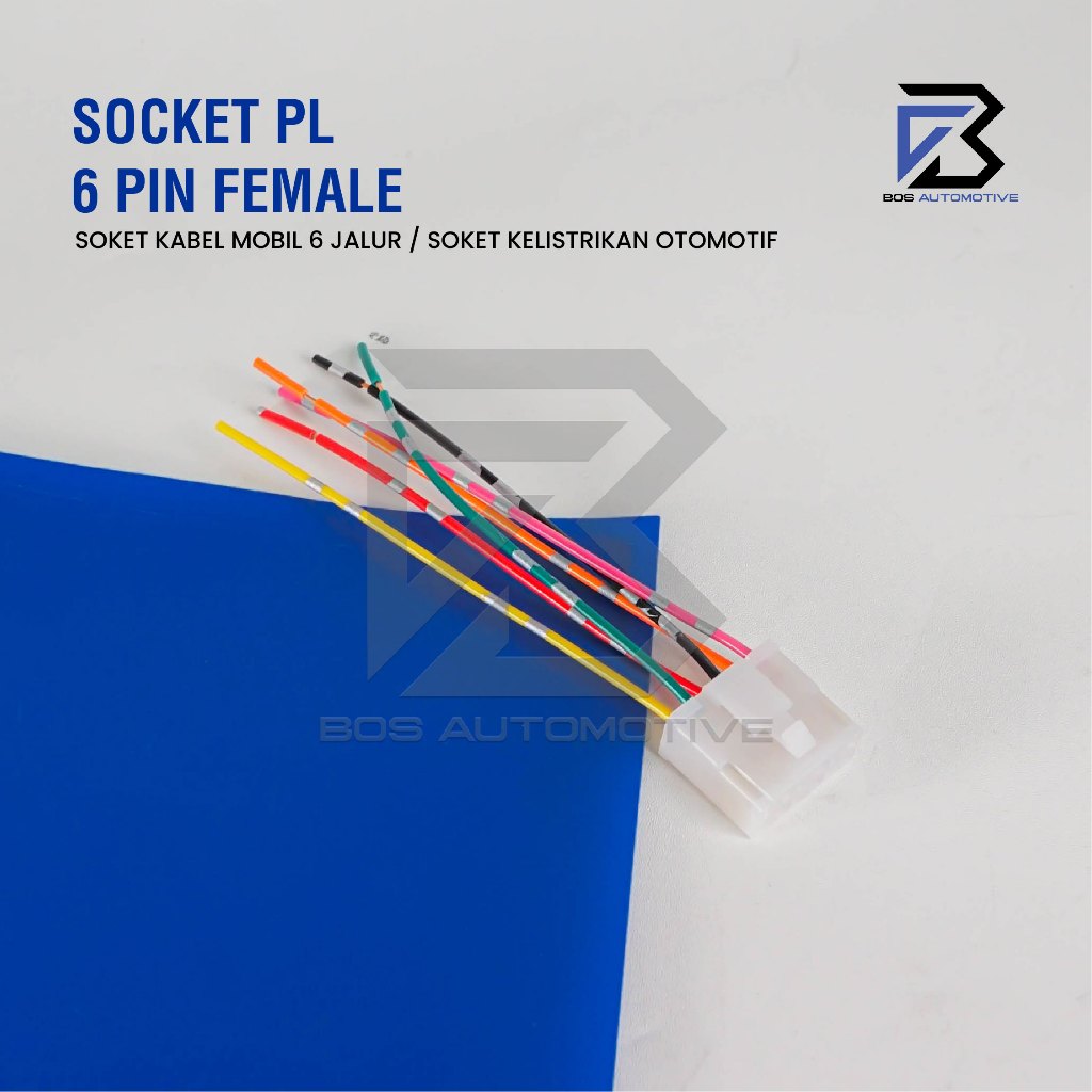 Soket Sambung 6 Pin Besar Socket Sambungan Kabel Konektor Mobil Motor - foto-produk-4