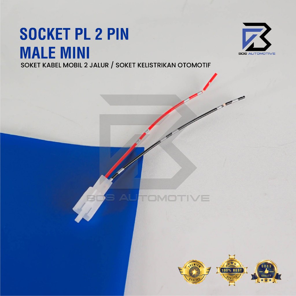 Soket Sambung 2 Pin Kecil / Mini Socket Sambungan Kabel Konektor Mobil Motor - foto-variasi-2