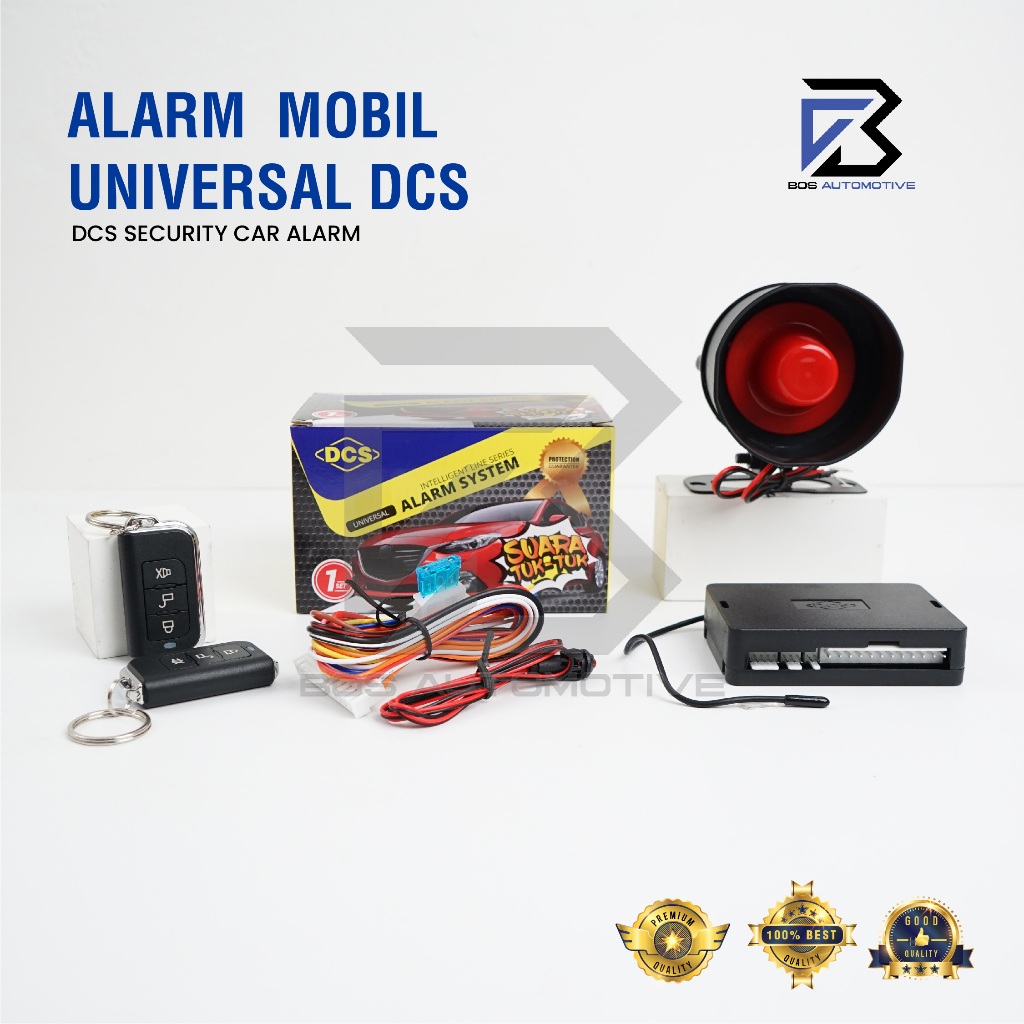 Alarm Mobil DCS Tuk â€“ Tuk Model Remot Kunci Remote Sliding Alarm Car Universal - foto-produk-1