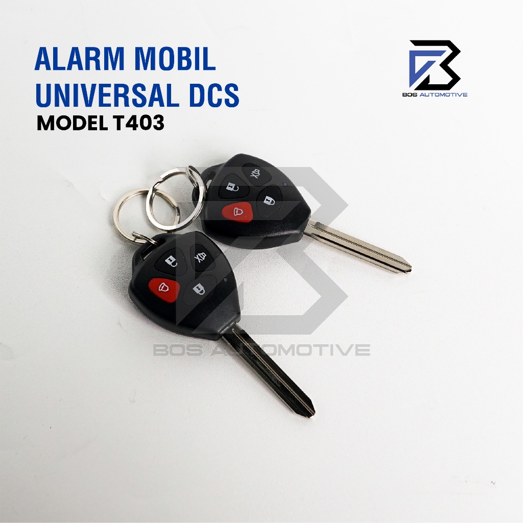 Alarm Mobil DCS Tuk â€“ Tuk Model Remot Kunci Remote Sliding Alarm Car Universal - foto-variasi-14