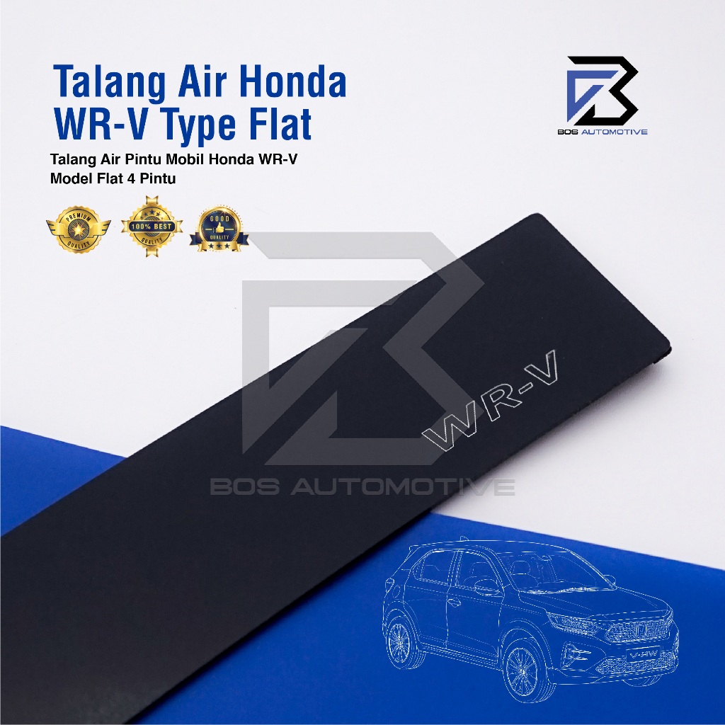 Talang Air Pintu Mobil Honda WRV 2022 â€“ 2023 Model Flat Rata 4 Pintu