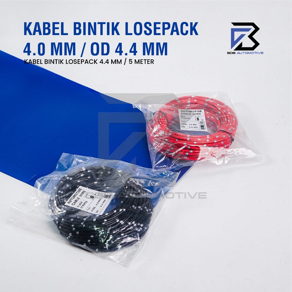 Kabel Bintik AVSS 4MM x 5M Kabel Listrik Power Supply Jumper Audio Ground Aki Otomotif Body Mobil Motor Serabut Tembaga - foto-produk-4