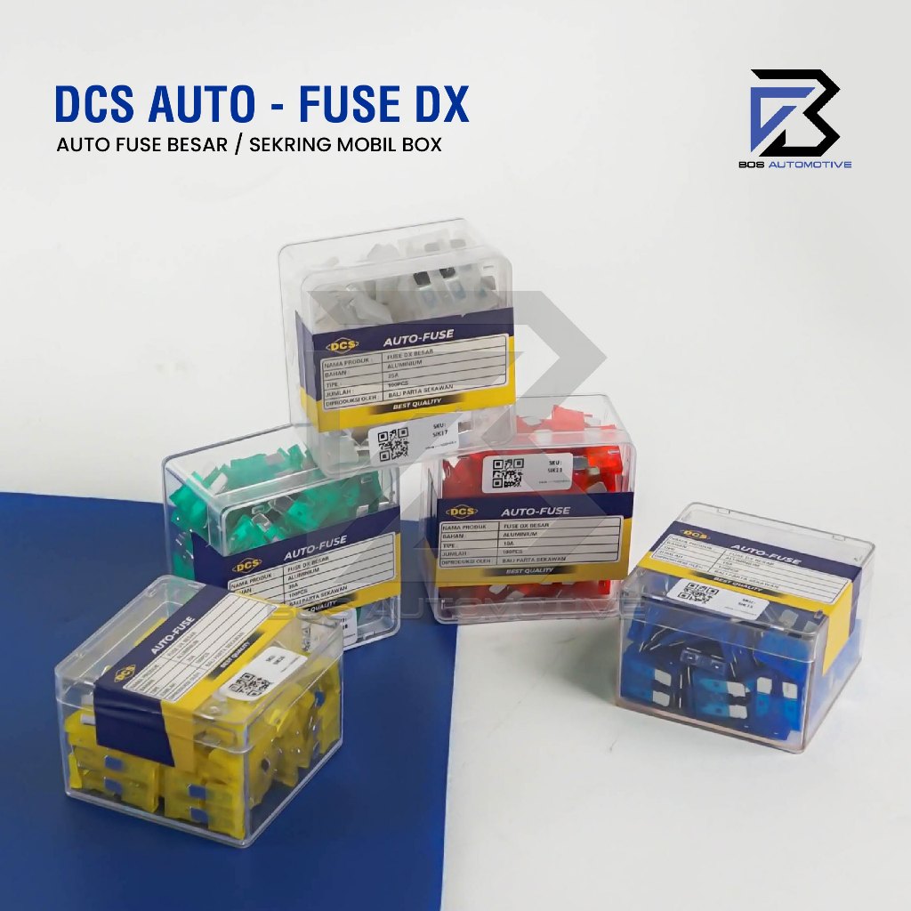 Fuse DX Besar 10A 15A 20A 25A 30A Sekring Tusuk Sikring Tancap Besar Mobil Motor Universal - foto-produk-1