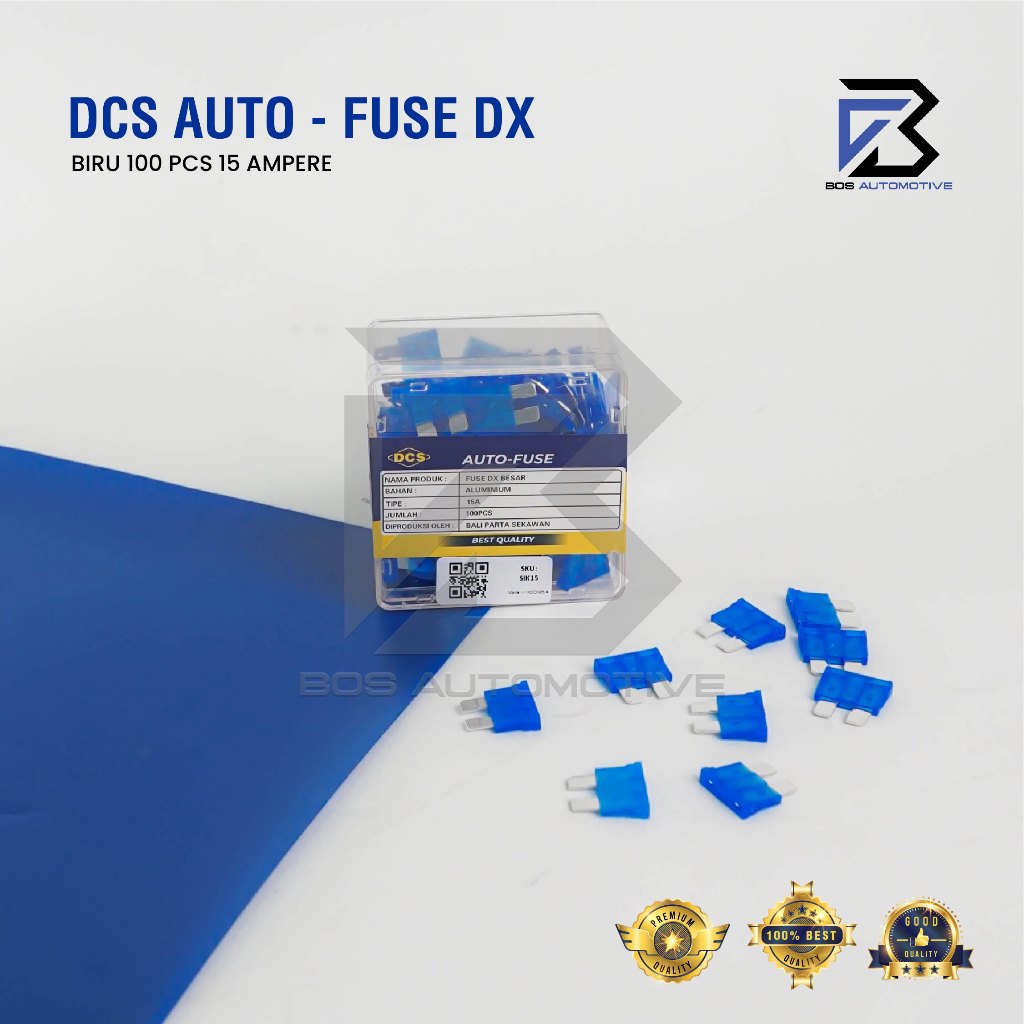 Fuse DX Besar 10A 15A 20A 25A 30A Sekring Tusuk Sikring Tancap Besar Mobil Motor Universal - foto-variasi-2