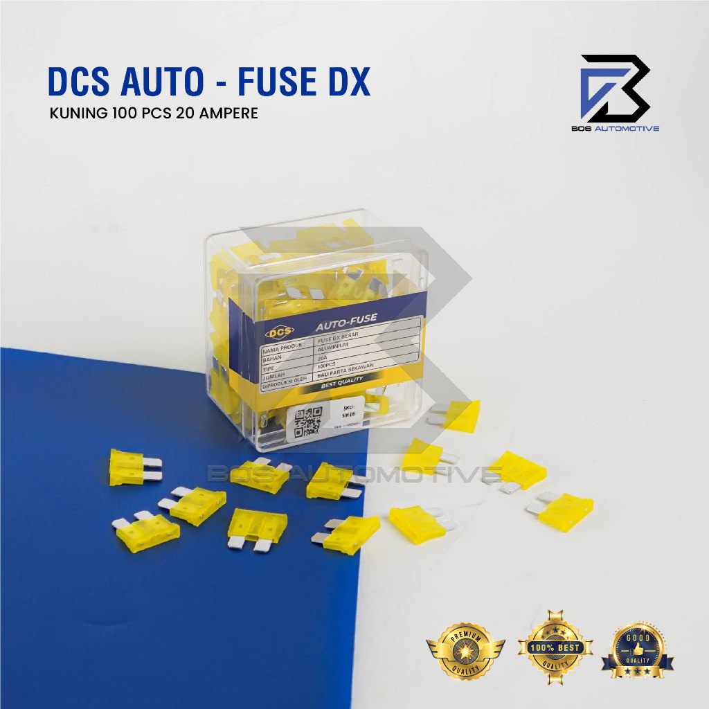 Fuse DX Besar 10A 15A 20A 25A 30A Sekring Tusuk Sikring Tancap Besar Mobil Motor Universal - foto-variasi-3