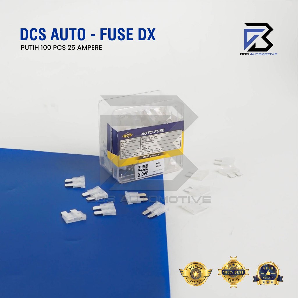 Fuse DX Besar 10A 15A 20A 25A 30A Sekring Tusuk Sikring Tancap Besar Mobil Motor Universal - foto-variasi-4
