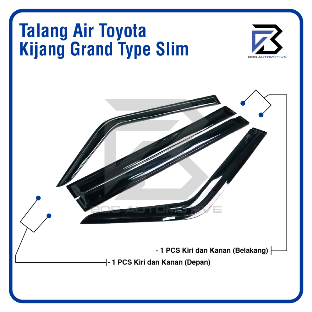 Talang Air Pintu Mobil Toyota Kijang Grand 1987 â€“ 1996 Model Slim 4 Pintu - foto-produk-3