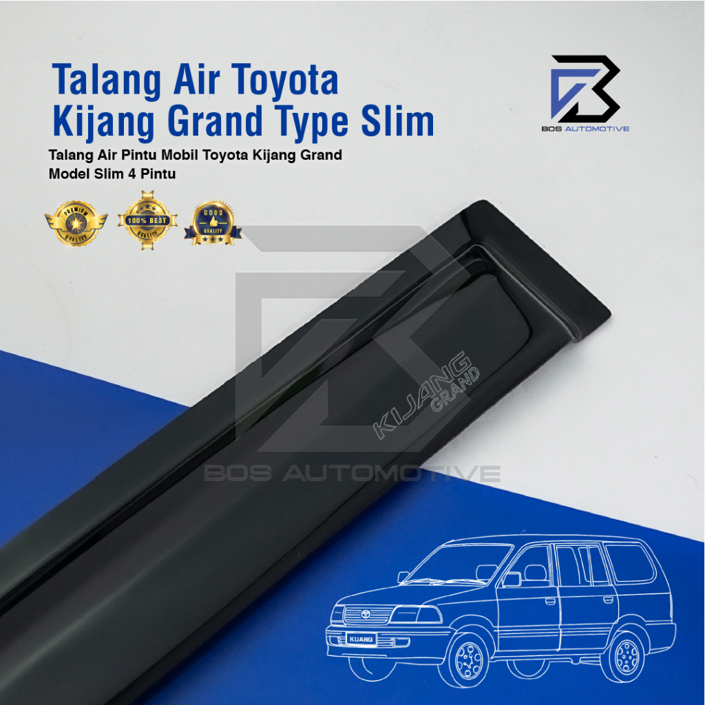 Talang Air Pintu Mobil Toyota Kijang Grand 1987 â€“ 1996 Model Slim 4 Pintu
