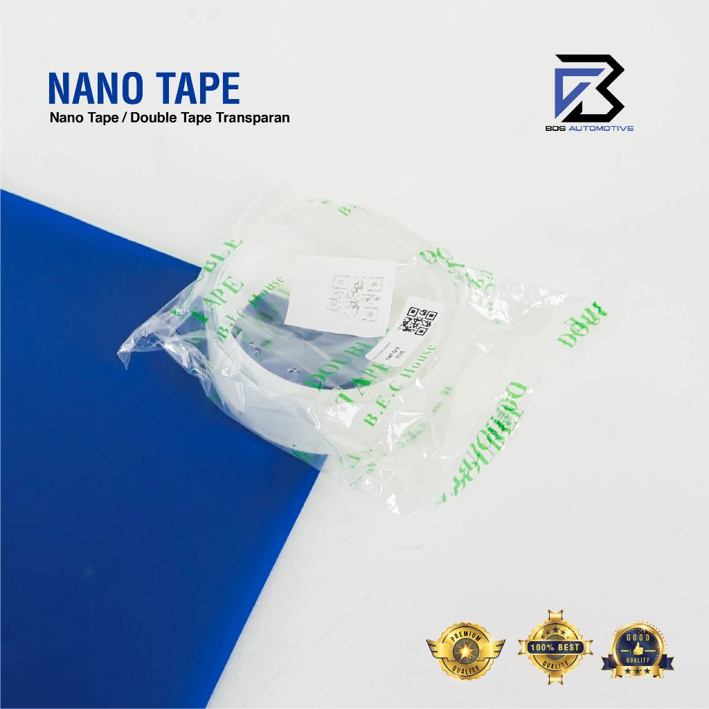DOUBLE TAPE NANO BENING TAHAN AIR 30MM x 2MM x 1M (P) - foto-sampul
