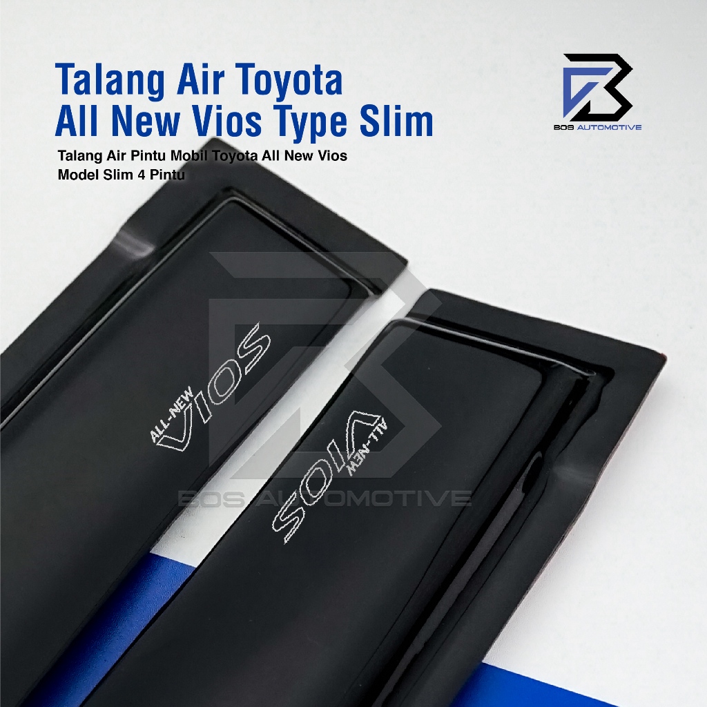 Talang Air Pintu Toyota All New Vios 2013 â€“ 2021 Model Slim 4 Pintu - foto-produk-1