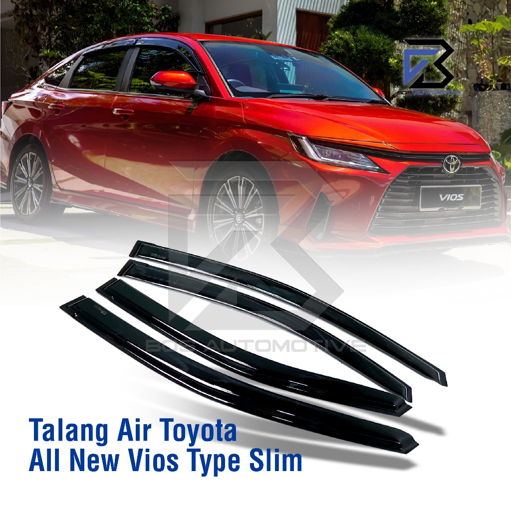 Talang Air Pintu Toyota All New Vios 2013 â€“ 2021 Model Slim 4 Pintu - foto-produk-4