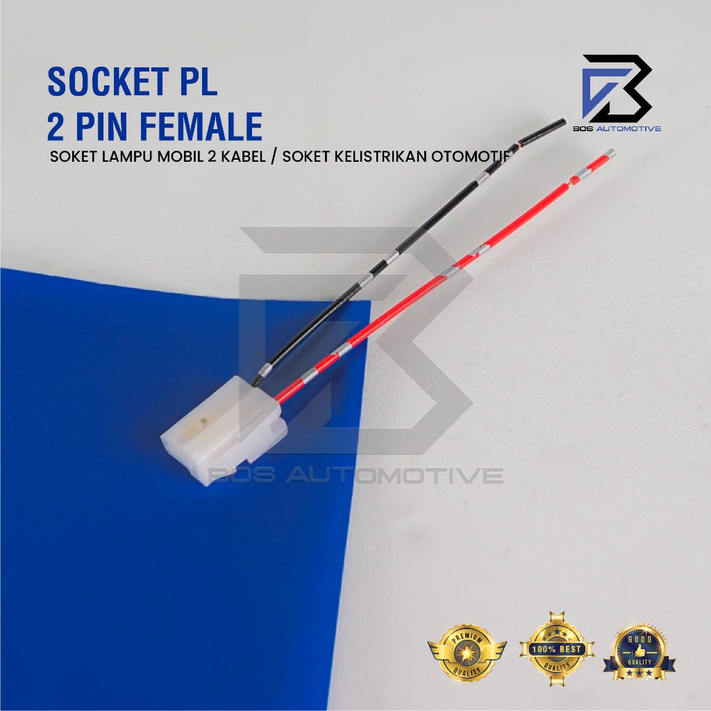 Soket Sambung 2 Pin Besar Socket Sambungan Kabel Konektor Mobil Motor - foto-variasi-1