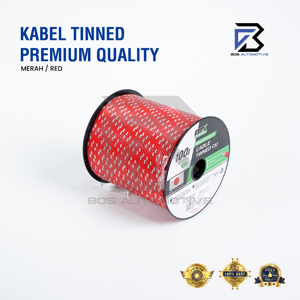 Kabel Bintik Tinned MX CU 0.5MM x 100M Kabel Body Serabut Lapis Timah MX Cable Mobil Motor New Premium - foto-variasi-1