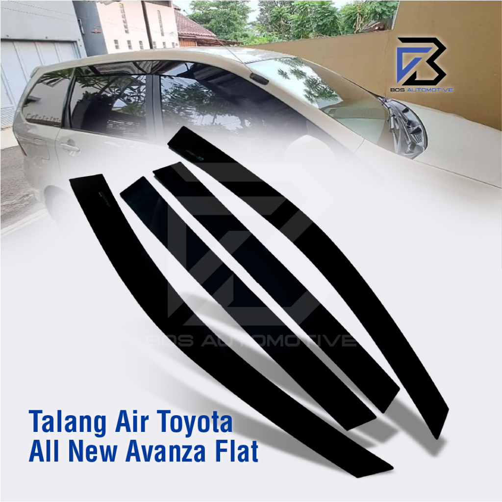 Talang Air Pintu Mobil Toyota All New Avanza 2011 â€“ 2014 Model Flat Rata 4 Pintu - foto-produk-5