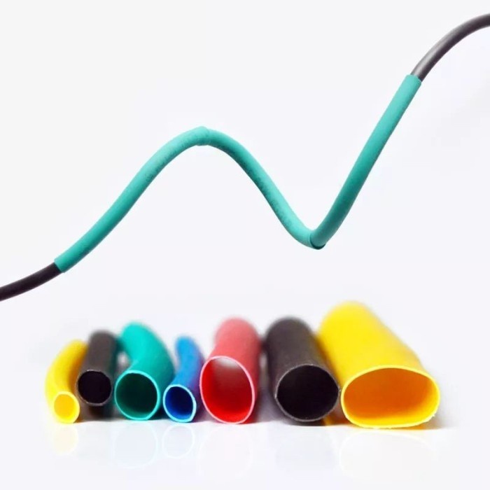 Selang Bakar / Heat Shrink Tube / Selongsong Kabel Bakar / Pelindung Kabel / Selang Kabel / Isolasi Bakar / Heat Shrinkable Sleeve 164 Pcs Universal - foto-produk-1