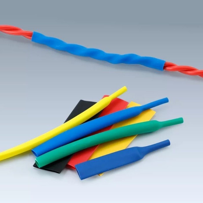 Selang Bakar / Heat Shrink Tube / Selongsong Kabel Bakar / Pelindung Kabel / Selang Kabel / Isolasi Bakar / Heat Shrinkable Sleeve 164 Pcs Universal - foto-produk-3