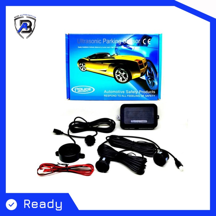 SENSOR PARKING MOBIL SECURITY 2 TITIK BEP NON DISPLAY UNIVERSAL - foto-produk-1