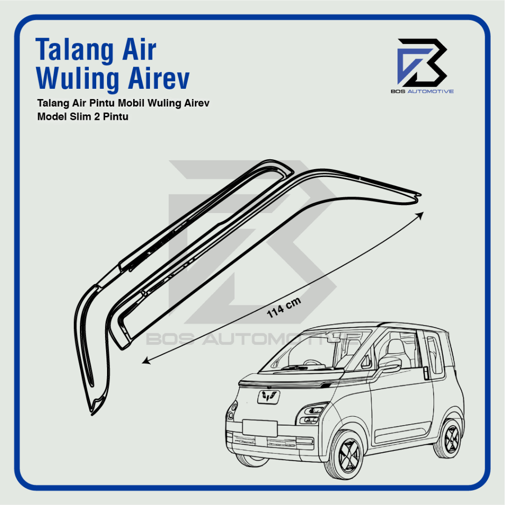 Talang Air Pintu Mobil Wuling Air Ev 2023 Model Slim 2 Pintu - foto-produk-2