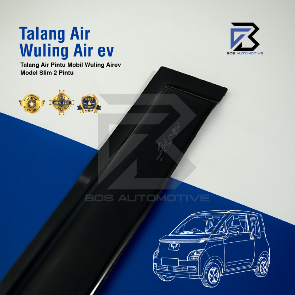 Talang Air Pintu Mobil Wuling Air Ev 2023 Model Slim 2 Pintu