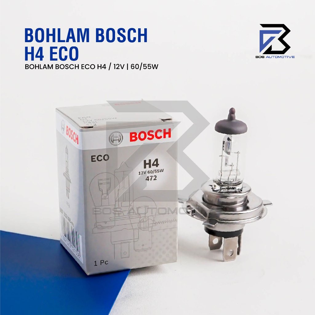 BOHLAM LAMPU MOBIL HALOGEN BOSCH H4 12V 60/55W ORIGINAL - foto-produk-1