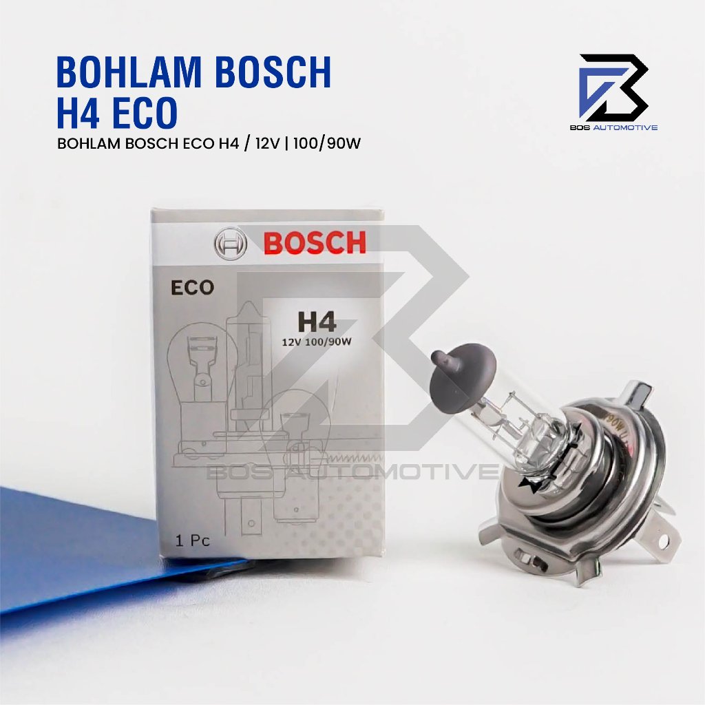 BOHLAM LAMPU MOBIL HALOGEN BOSCH H4 12V 100/90W | 60/55W 12V ORIGINAL HIGH QUALITY - foto-produk-4