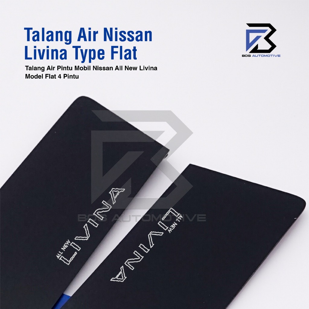 Talang Air Pintu Mobil Nissan All New Livina 2013 â€“ 2020 Model Flat Rata 4 Pintu - foto-produk-1