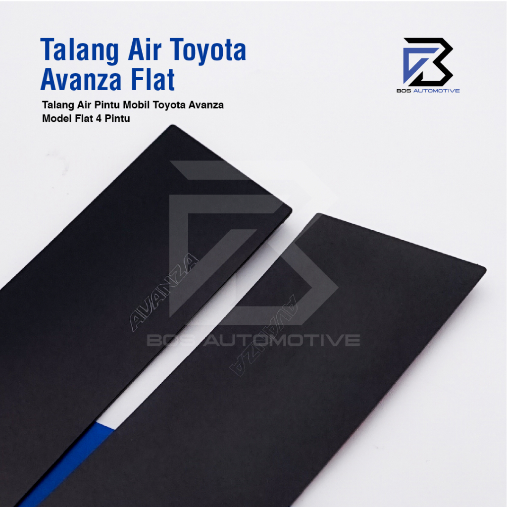 Talang Air Pintu Mobil Toyota Avanza Lama 2004 - 2011 Model Flat Rata 4 Pintu - foto-produk-1