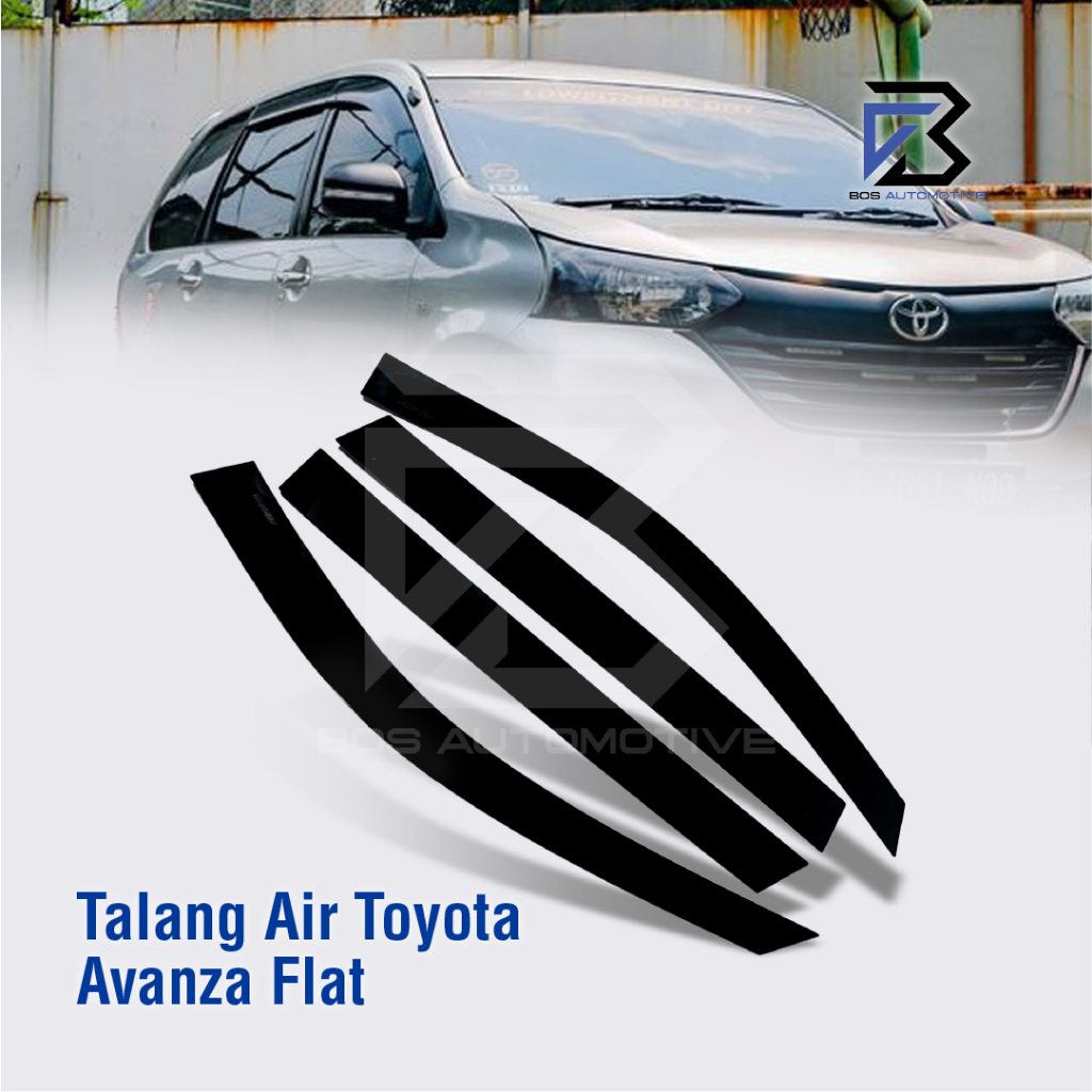 Talang Air Pintu Mobil Toyota Avanza Lama 2004 - 2011 Model Flat Rata 4 Pintu - foto-produk-5