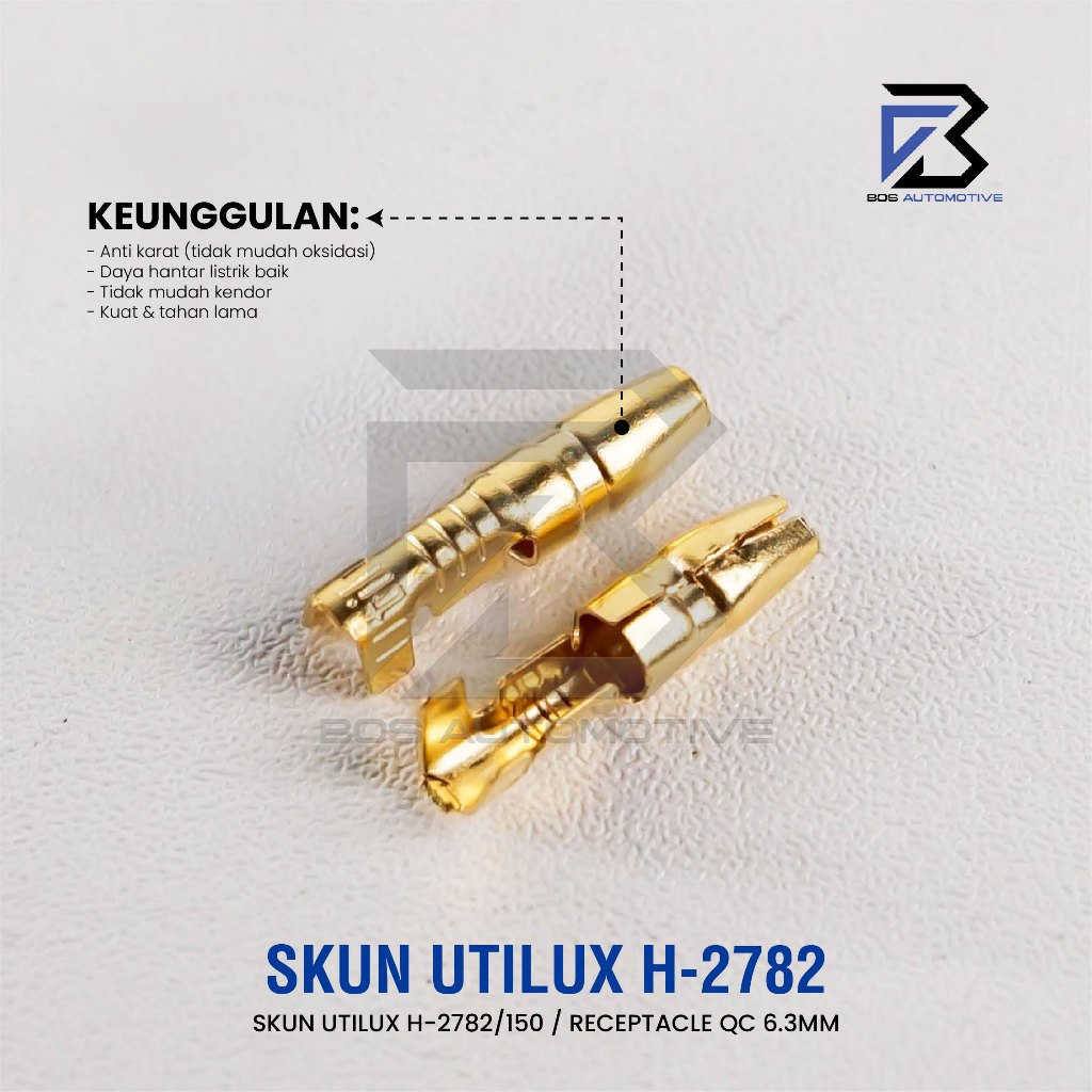 Terminal Skun UTILUX H-2782 Bulat Cowok Konektor Kabel Original - foto-produk-3