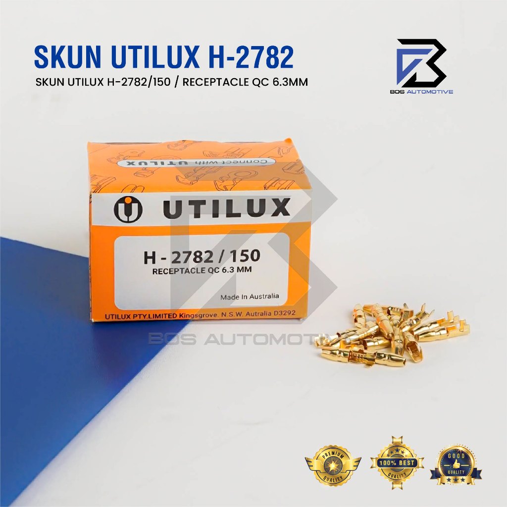 Terminal Skun UTILUX H-2782 Bulat Cowok Konektor Kabel Original