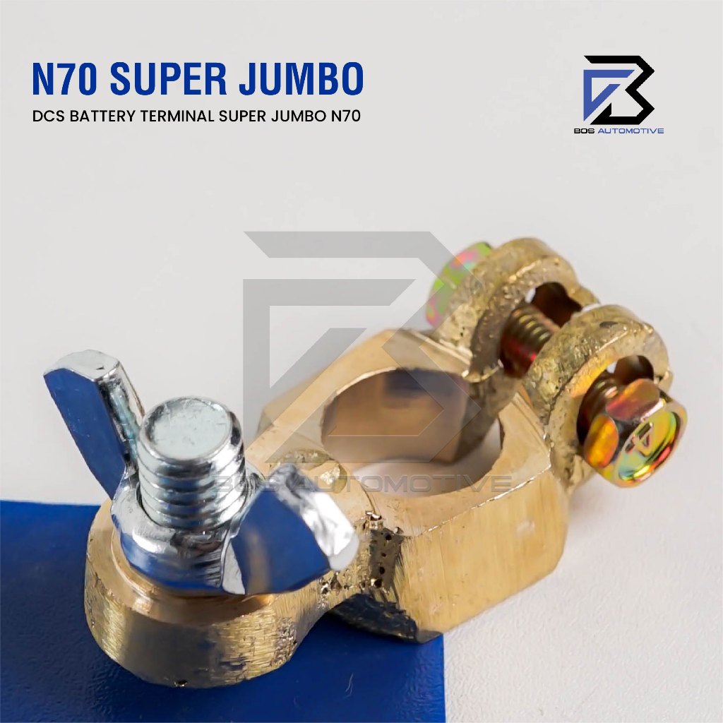 KEPALA AKI KUNINGAN BESAR / KLEM ACCU TEBAL N70 SUPER JUMBO UNIVERSAL - foto-produk-3