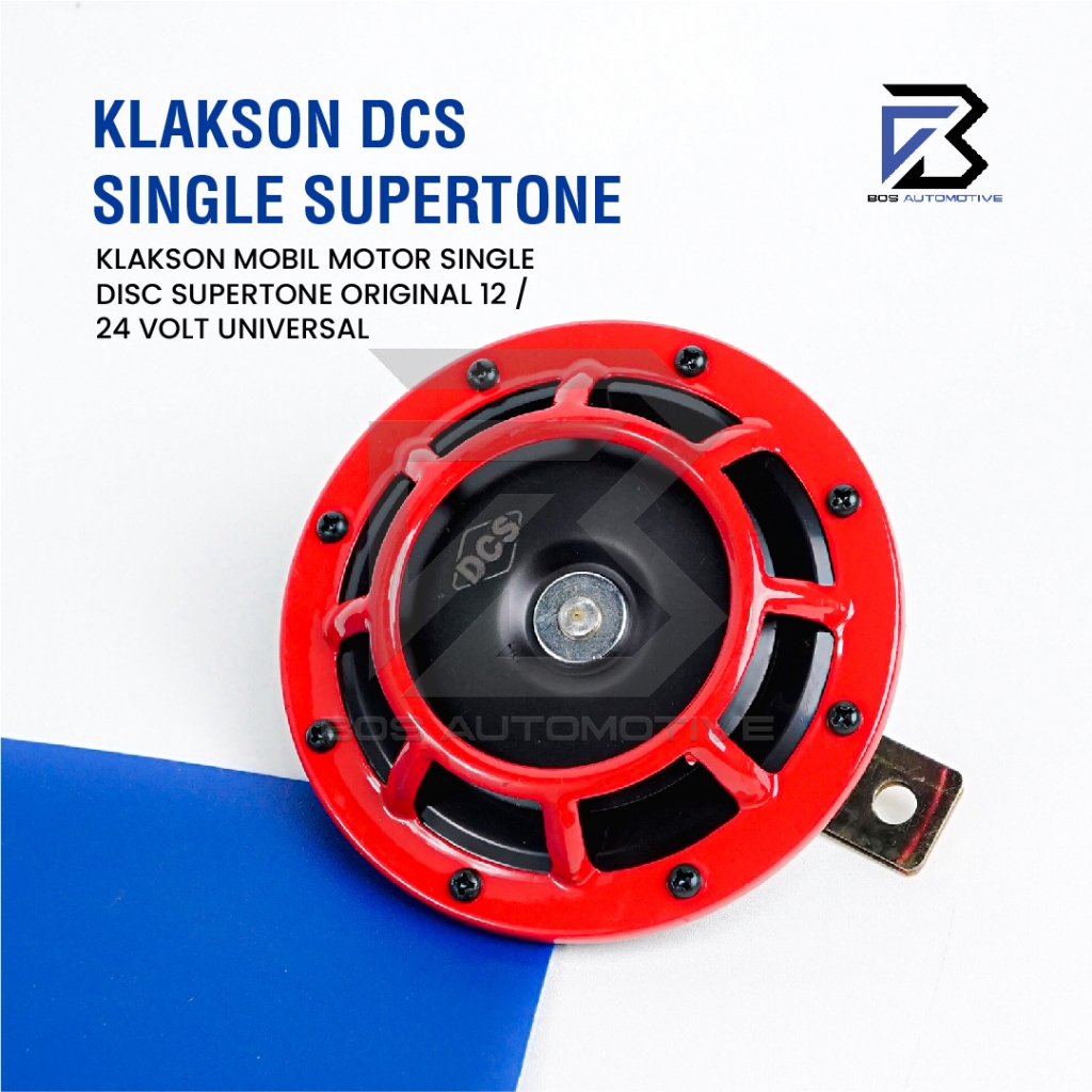 Klakson Mobil Motor DCS Mobil Motor Single Disc Supertone Standard 12V 24V - foto-produk-3