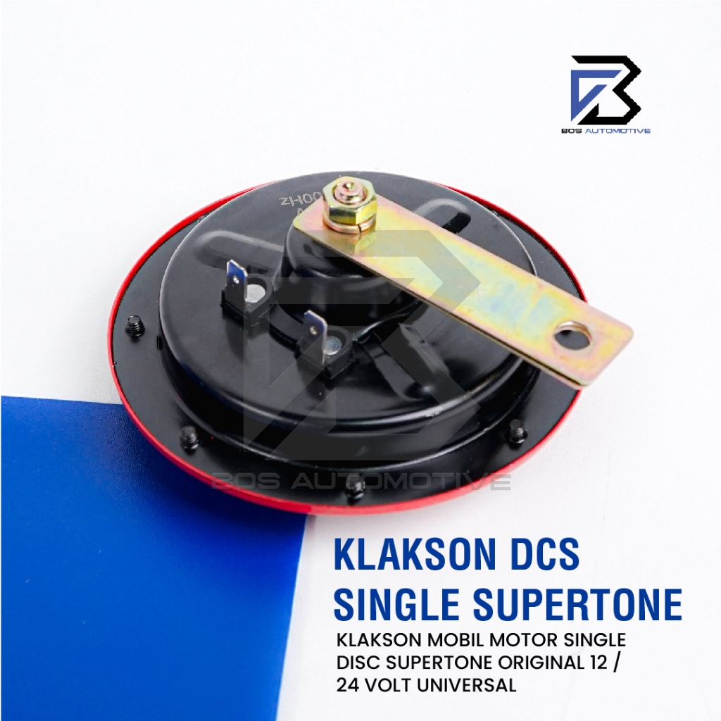 Klakson Mobil Motor DCS Mobil Motor Single Disc Supertone Standard 12V 24V - foto-produk-4