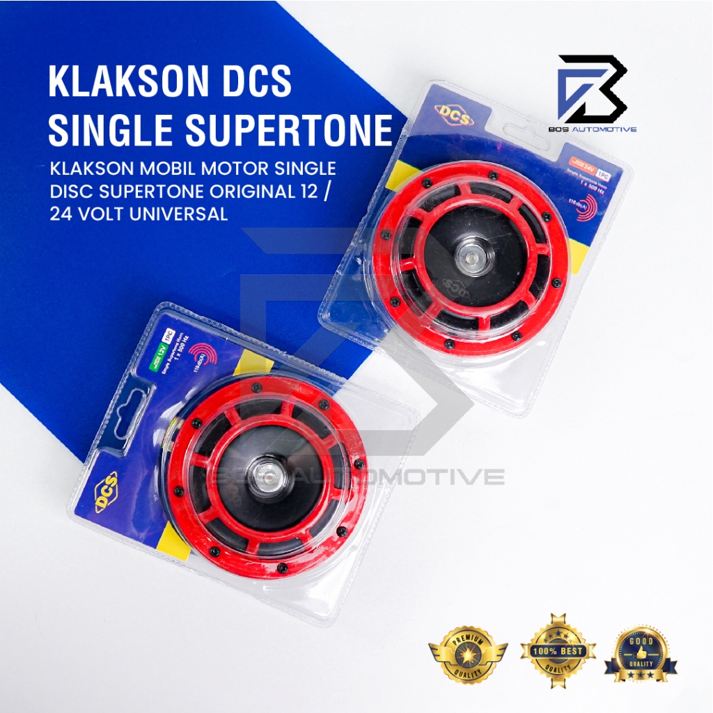 Klakson Mobil Motor DCS Mobil Motor Single Disc Supertone Standard 12V 24V