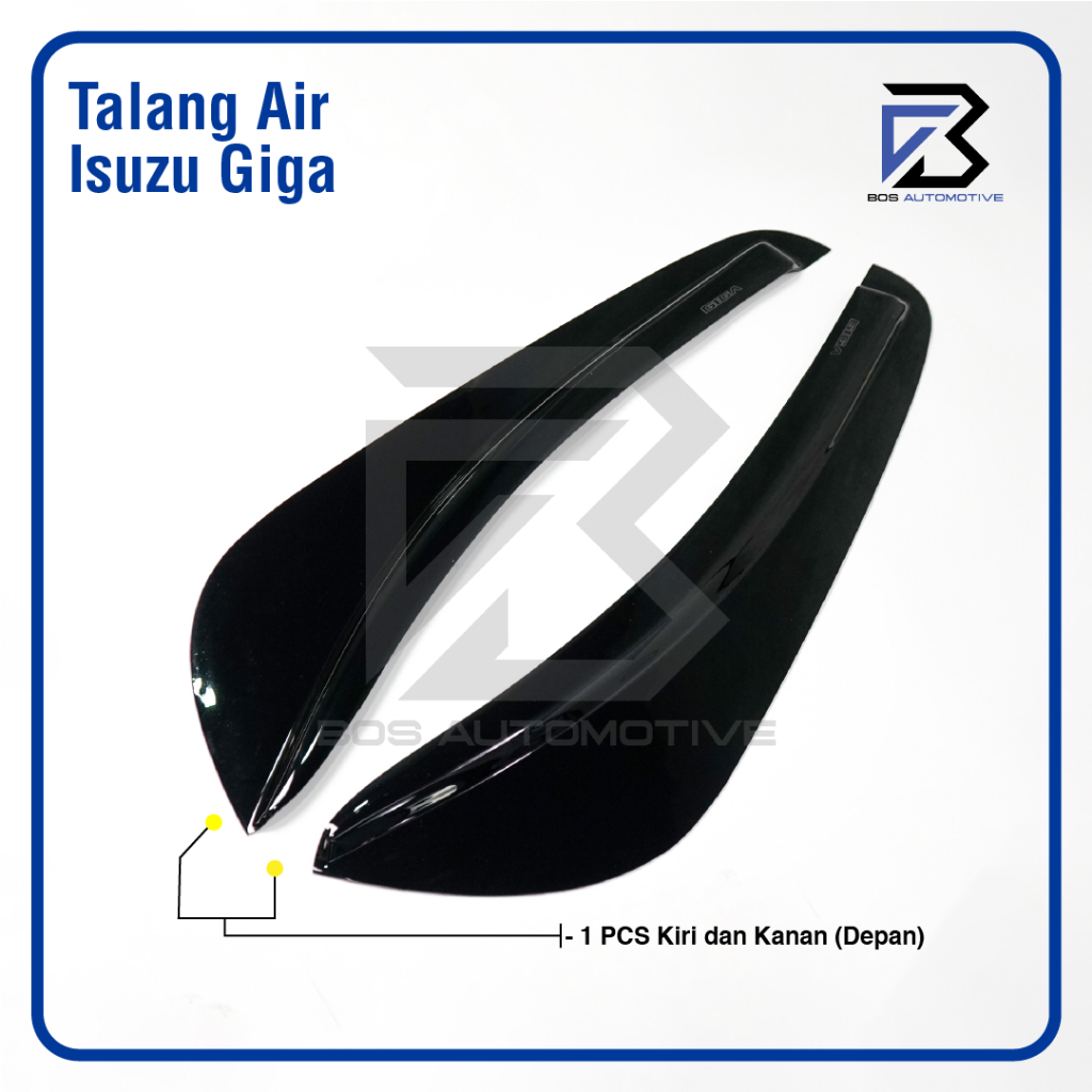 Talang Air Pintu Mobil Isuzu Giga Model Kupu - Kupu 2 Pintu - foto-produk-3
