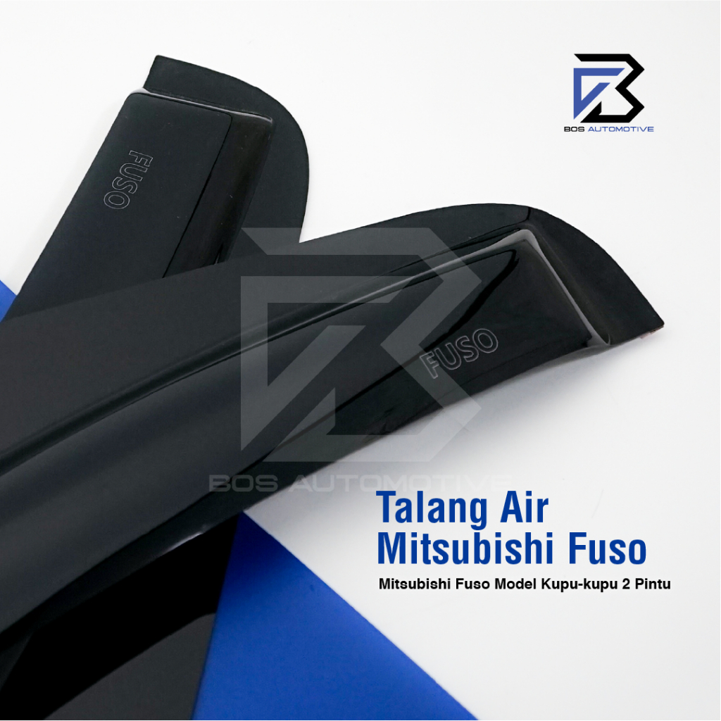 Talang Air Pintu Mobil Mitsubishi Fuso Model Kupu - Kupu 2 Pintu - foto-produk-1