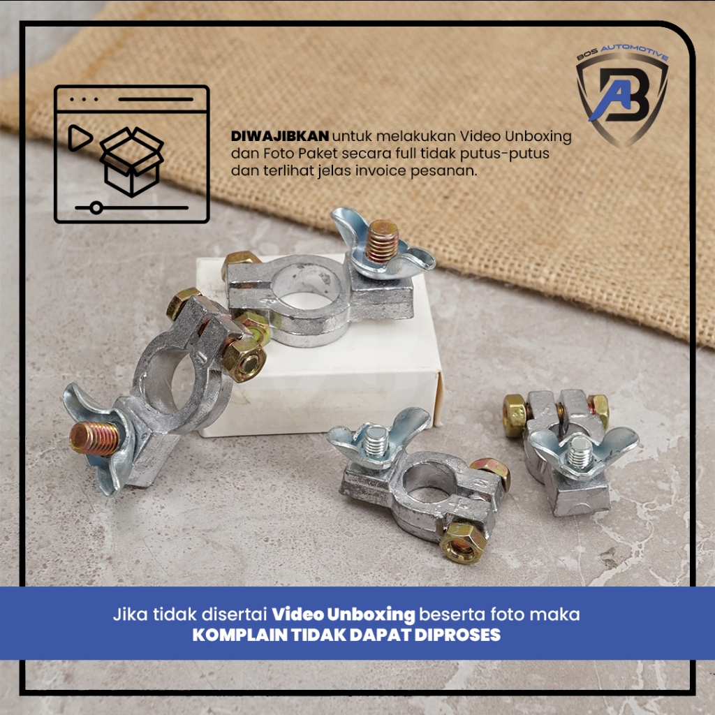 Kepala Aki Mobil N40 Terminal Klem Accu Timah - foto-produk-2