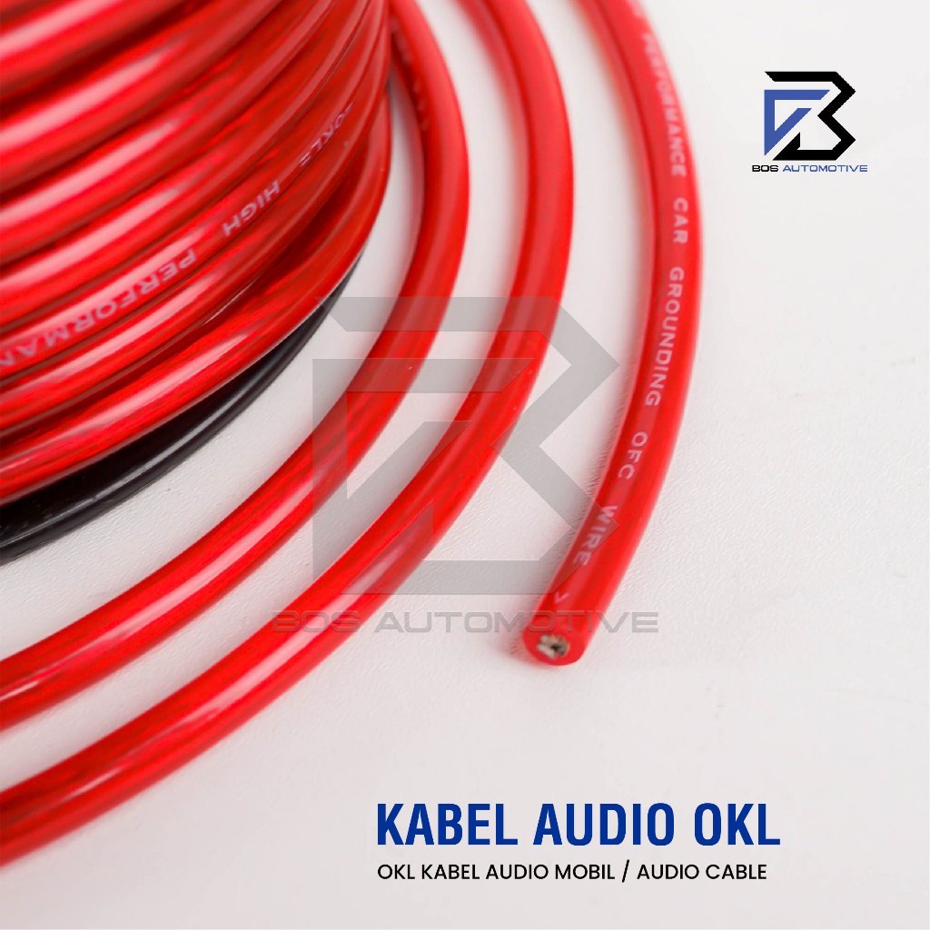 [OKL] Kabel Power Audio Mobil 8 AWG Kabel Speaker / Kabel Strum / Serabut Tembaga - foto-produk-4
