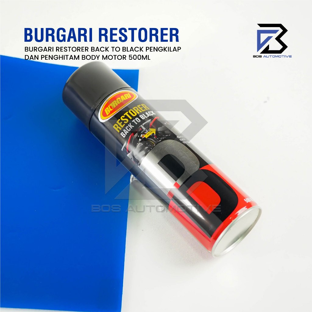 BURGARI RESTORER BACK TO BLACK PENGKILAP DAN PENGHITAM BODY MOTOR 500ML - foto-produk-1