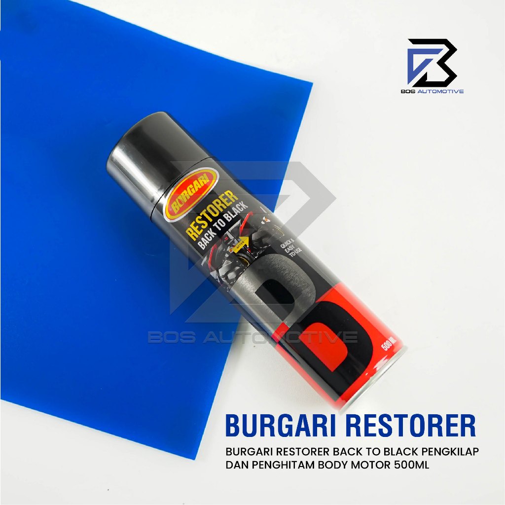 BURGARI RESTORER BACK TO BLACK PENGKILAP DAN PENGHITAM BODY MOTOR 500ML - foto-produk-3