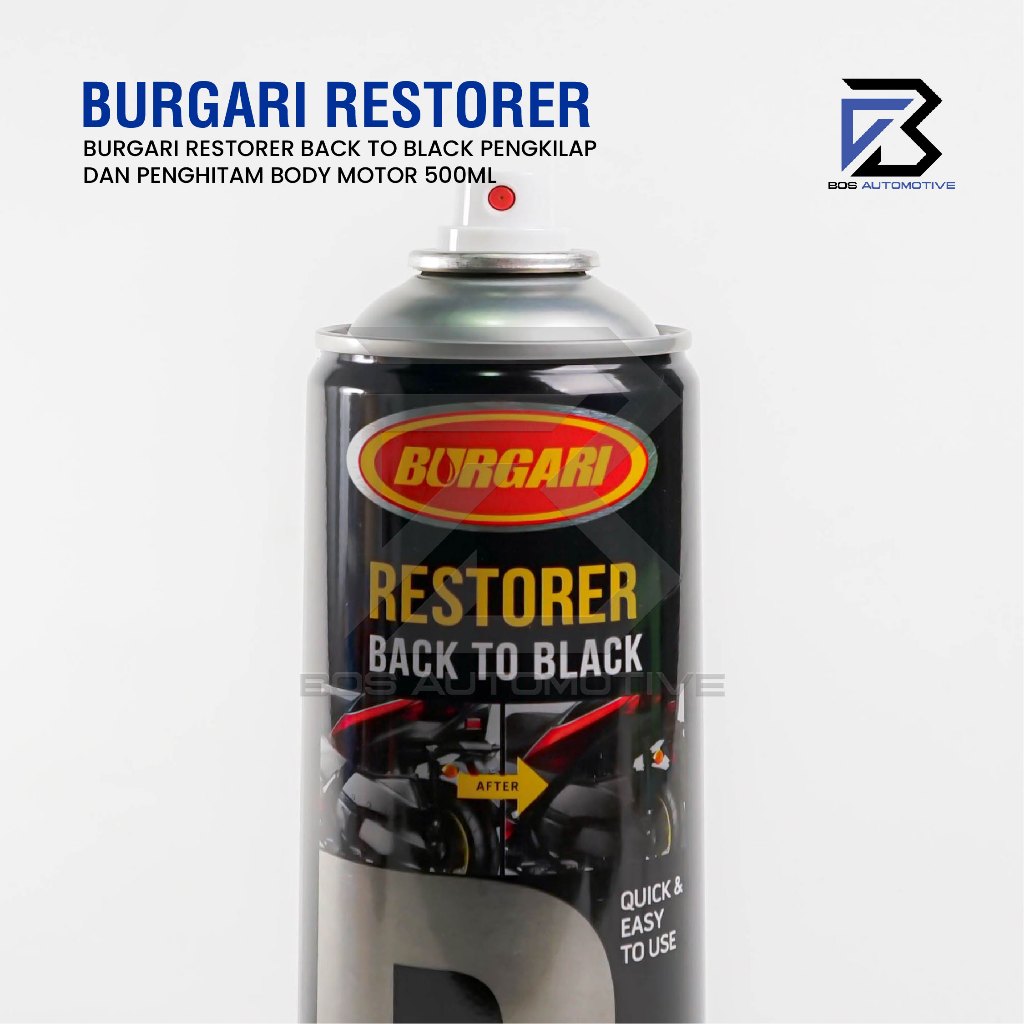 BURGARI RESTORER BACK TO BLACK PENGKILAP DAN PENGHITAM BODY MOTOR 500ML - foto-produk-4