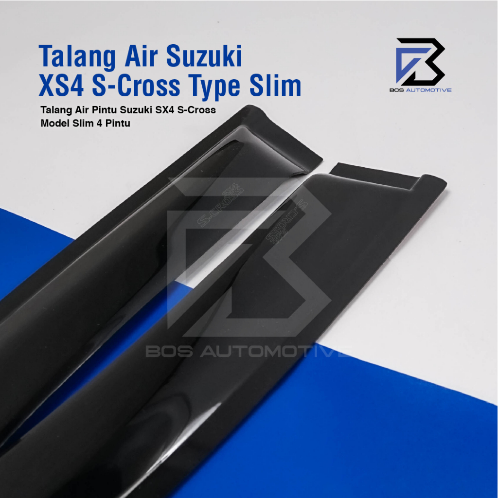 Talang Air Pintu Mobil Suzuki SX4 S-CROSS 2014 â€“ 2020 Model Slim 4 Pintu - foto-produk-1