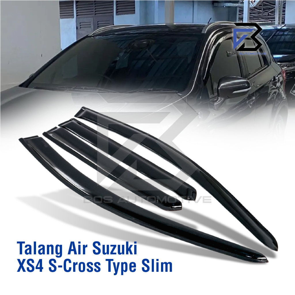 Talang Air Pintu Mobil Suzuki SX4 S-CROSS 2014 â€“ 2020 Model Slim 4 Pintu - foto-produk-4