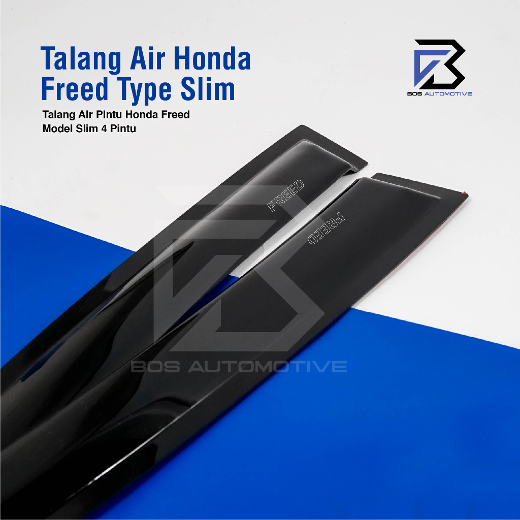 Talang Air Pintu Mobil Honda Freed 4 pintu Model Slim aklirik High Quality - foto-produk-1