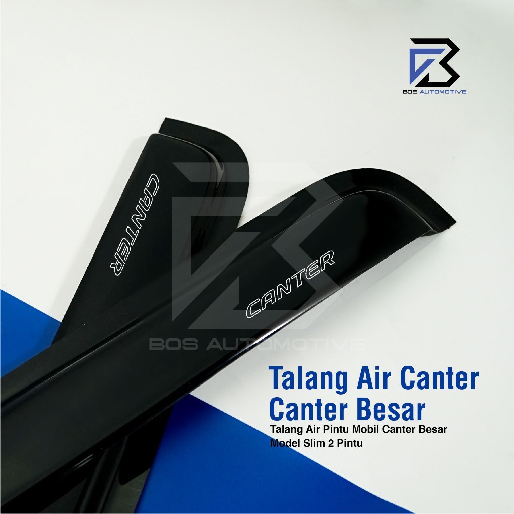 Talang Air Pintu Mobil Mitsubishi Canter Besar Model Slim 2 Pintu - foto-produk-1
